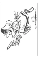 Lucky Luke kleurplaat 31